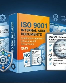 ISO 9001 Quality Management Internal Audit Documents